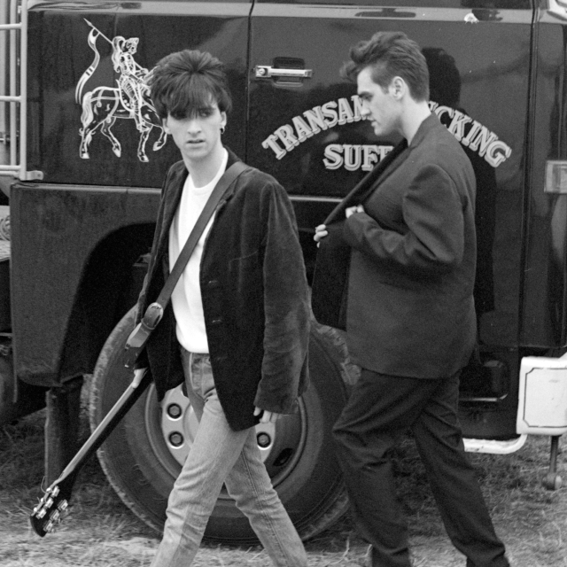 Johnny Marr and Morrissey from The Smiths 1984